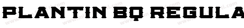 Plantin BQ Regula字体转换